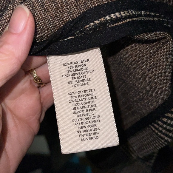 Philosophy Plaid Long Blazer Jacket nwt - Picture 7 of 8